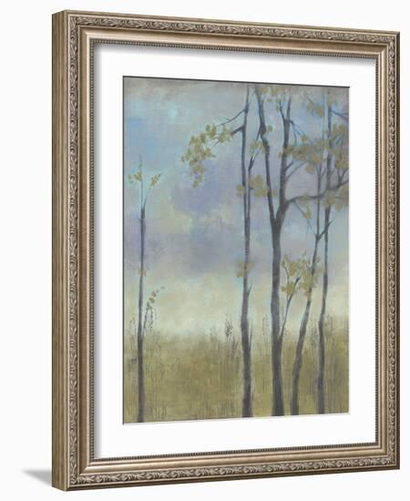 Tree-Lined Wheat Grass I-Jennifer Goldberger-Framed Art Print