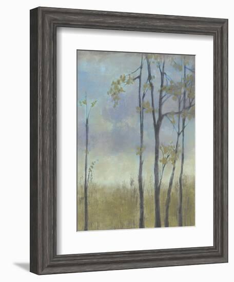 Tree-Lined Wheat Grass I-Jennifer Goldberger-Framed Art Print