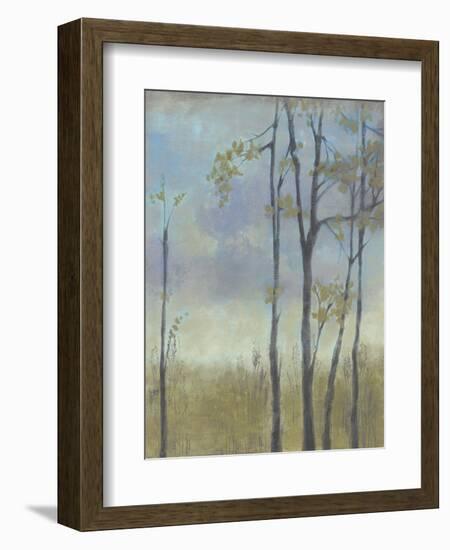 Tree-Lined Wheat Grass I-Jennifer Goldberger-Framed Art Print