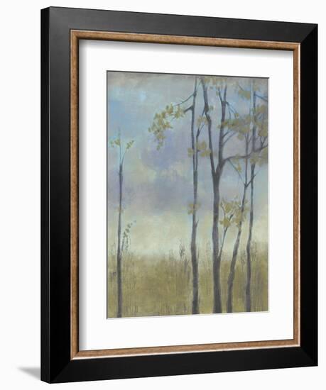 Tree-Lined Wheat Grass I-Jennifer Goldberger-Framed Art Print