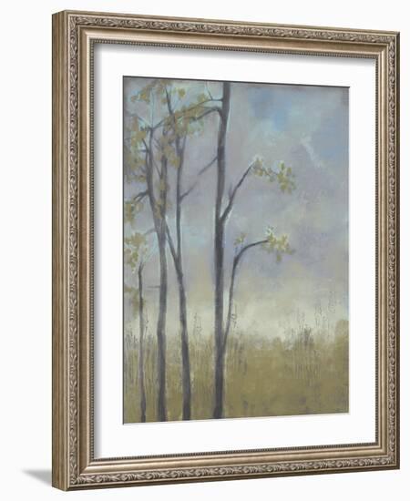 Tree-Lined Wheat Grass II-Jennifer Goldberger-Framed Art Print