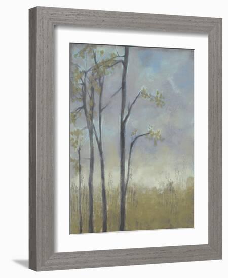 Tree-Lined Wheat Grass II-Jennifer Goldberger-Framed Art Print