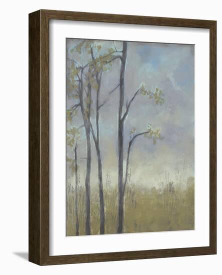 Tree-Lined Wheat Grass II-Jennifer Goldberger-Framed Art Print