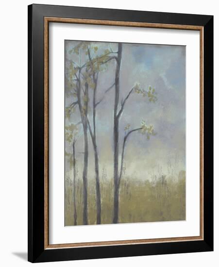 Tree-Lined Wheat Grass II-Jennifer Goldberger-Framed Art Print