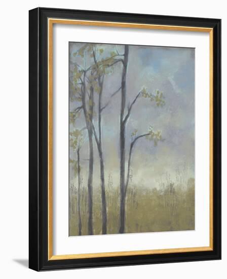 Tree-Lined Wheat Grass II-Jennifer Goldberger-Framed Art Print