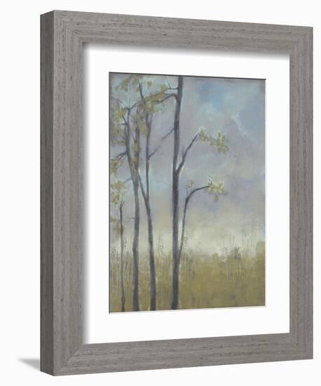 Tree-Lined Wheat Grass II-Jennifer Goldberger-Framed Art Print