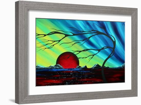 Tree Moon Solitude-Megan Aroon Duncanson-Framed Art Print