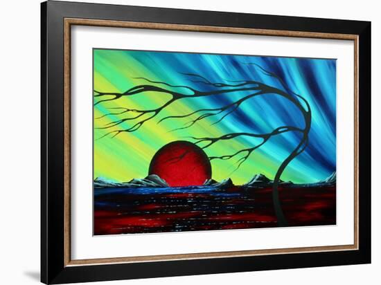 Tree Moon Solitude-Megan Aroon Duncanson-Framed Art Print