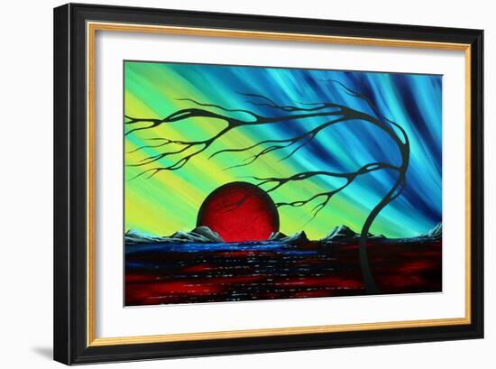 Tree Moon Solitude-Megan Aroon Duncanson-Framed Art Print