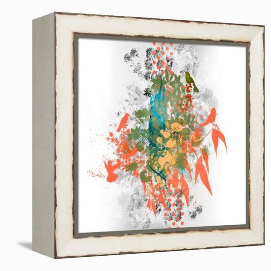 Tree of Birds, 2016 (Collage on Canvas)-Teis Albers-Framed Premier Image Canvas