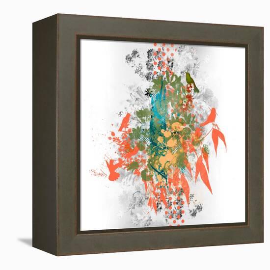 Tree of Birds, 2016 (Collage on Canvas)-Teis Albers-Framed Premier Image Canvas