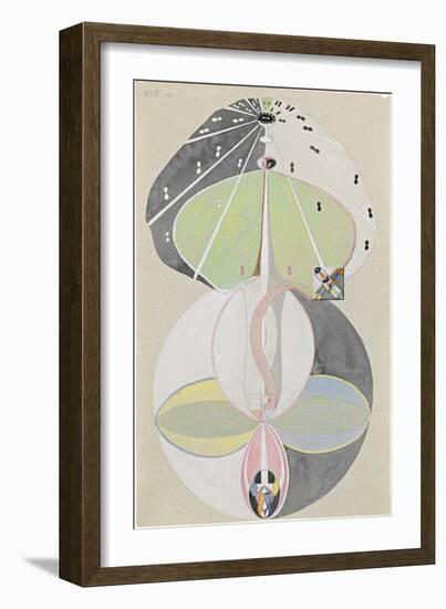 Tree of Knowledge, No. 5, 1915 (Oil on Canvas)-Hilma af Klint-Framed Giclee Print