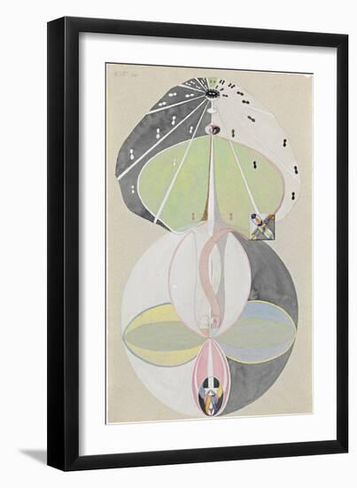 Tree of Knowledge, No. 5, 1915 (Oil on Canvas)-Hilma af Klint-Framed Giclee Print