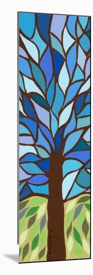 Tree of Life - Blue-Kerri Ambrosino-Mounted Giclee Print