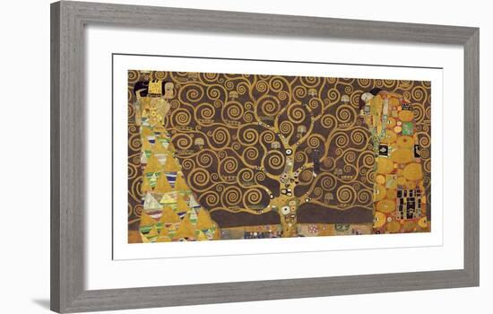 Tree of Life (Brown Variation) IV-Gustav Klimt-Framed Art Print