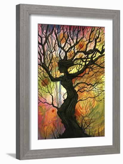 Tree of Life I-Cherie Roe Dirksen-Framed Giclee Print