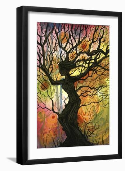 Tree of Life I-Cherie Roe Dirksen-Framed Giclee Print