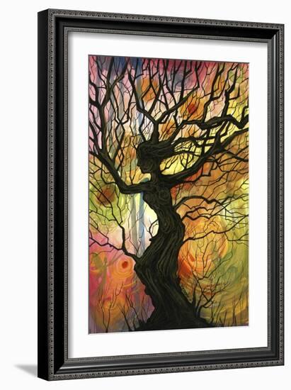 Tree of Life I-Cherie Roe Dirksen-Framed Giclee Print