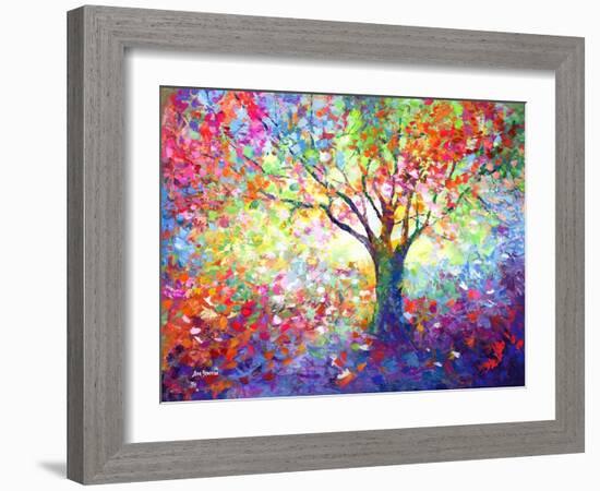 Tree of Life II-Leon Devenice-Framed Art Print