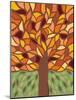 Tree of Life - Orange-Kerri Ambrosino-Mounted Giclee Print