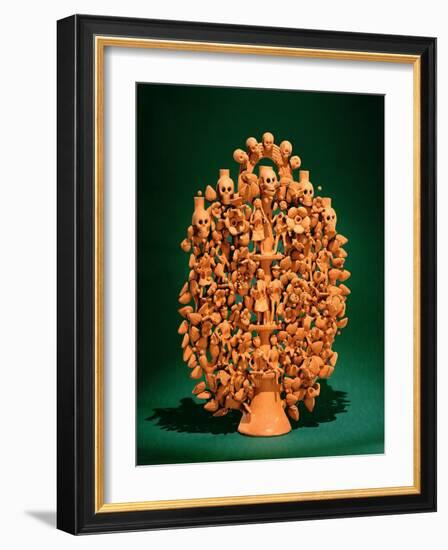 Tree of Life (Single-Fired Earthenware)-Mexican-Framed Giclee Print