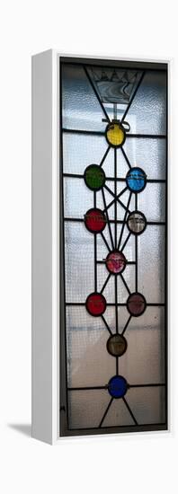 Tree of Life with Ten Sephirots of the Hebrew Kabbalah, Ari Ashkenazi Synagogue, Safed (Zfat), G...-null-Framed Premier Image Canvas