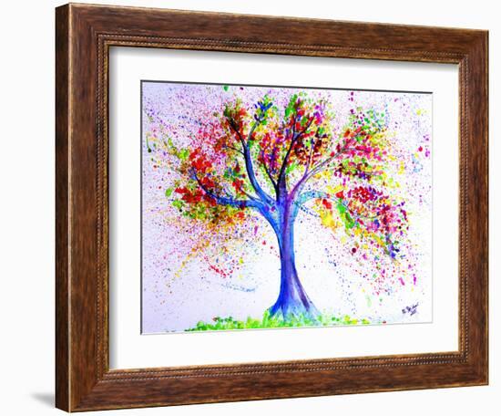 Tree Of Life-M Bleichner-Framed Art Print