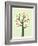 Tree of Life-Jazzberry Blue-Framed Premium Giclee Print