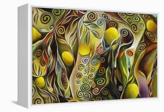 Tree Of Life-Hyunah Kim-Framed Stretched Canvas