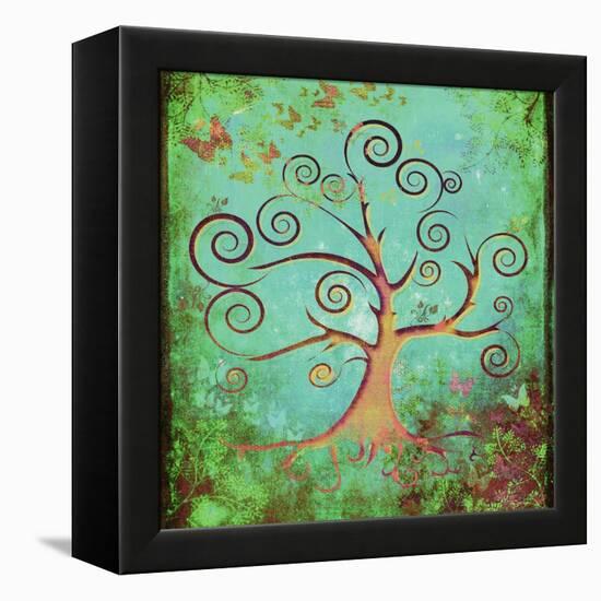 Tree of Life-Viviane Fedieu Daniel-Framed Premier Image Canvas