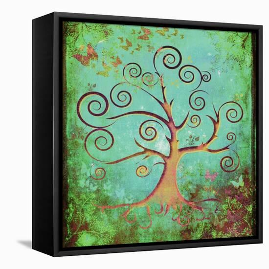 Tree of Life-Viviane Fedieu Daniel-Framed Premier Image Canvas