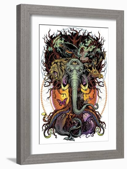 Tree of Life-FlyLand Designs-Framed Giclee Print