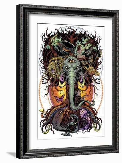 Tree of Life-FlyLand Designs-Framed Giclee Print