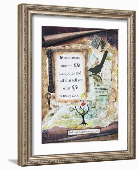 Tree of Life-Let Your Art Soar-Framed Giclee Print