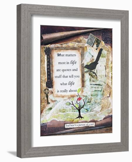 Tree of Life-Let Your Art Soar-Framed Giclee Print