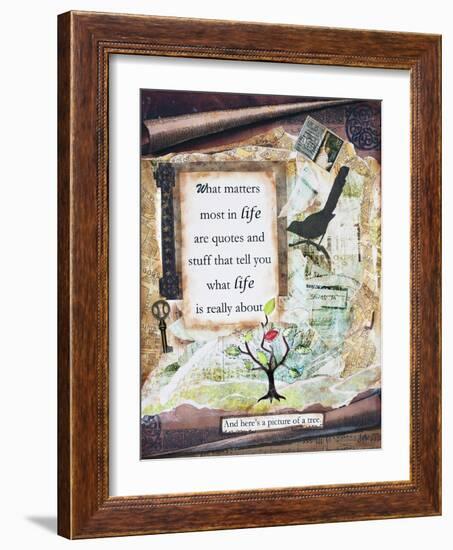 Tree of Life-Let Your Art Soar-Framed Giclee Print