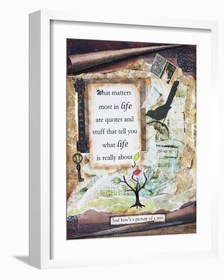 Tree of Life-Let Your Art Soar-Framed Giclee Print