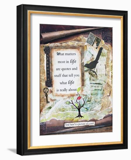 Tree of Life-Let Your Art Soar-Framed Giclee Print