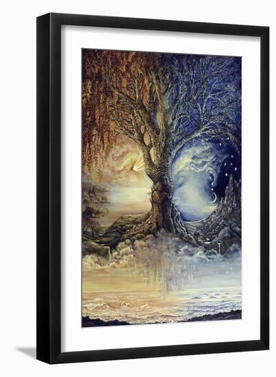 Tree Of Night & Day - Look Again-Josephine Wall-Framed Giclee Print
