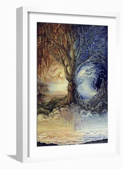 Tree Of Night & Day - Look Again-Josephine Wall-Framed Giclee Print