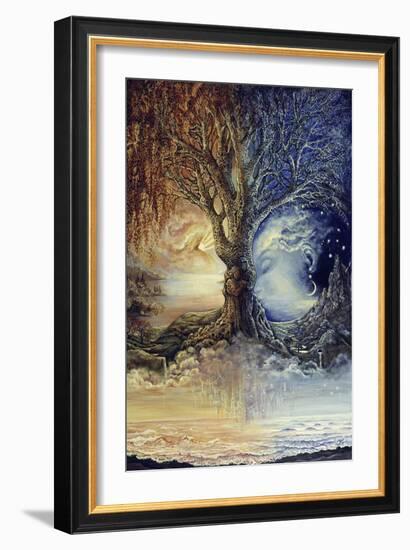 Tree Of Night & Day - Look Again-Josephine Wall-Framed Giclee Print