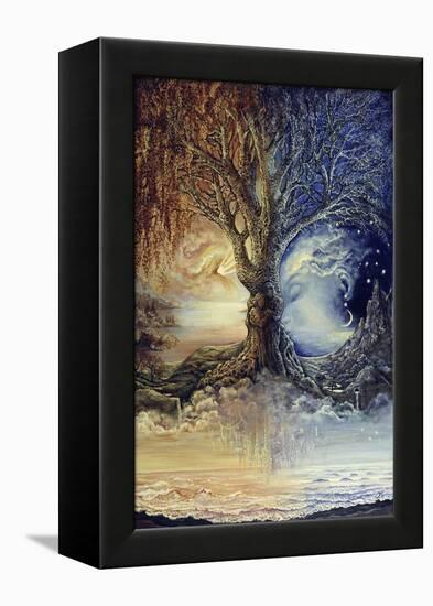 Tree Of Night & Day - Look Again-Josephine Wall-Framed Premier Image Canvas