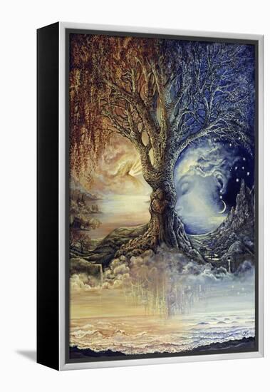 Tree Of Night & Day - Look Again-Josephine Wall-Framed Premier Image Canvas