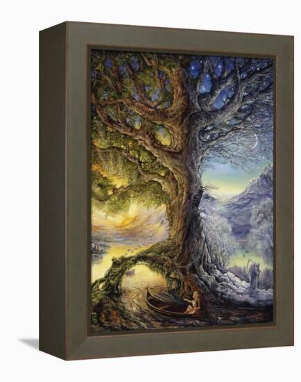 Tree Of Time River Of Life-Josephine Wall-Framed Premier Image Canvas