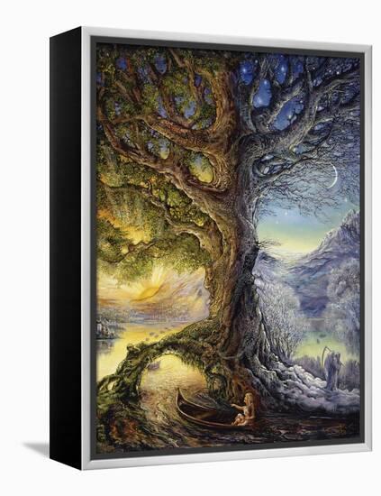 Tree Of Time River Of Life-Josephine Wall-Framed Premier Image Canvas