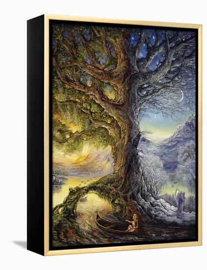 Tree Of Time River Of Life-Josephine Wall-Framed Premier Image Canvas