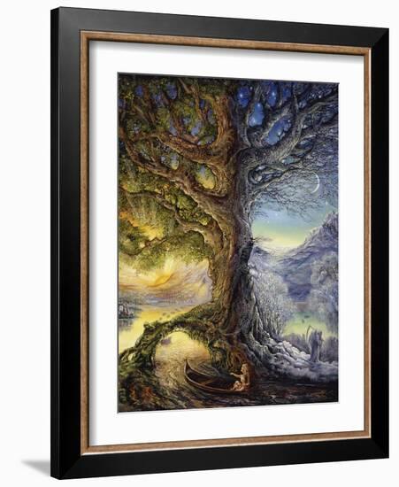 Tree Of Time River Of Life-Josephine Wall-Framed Giclee Print