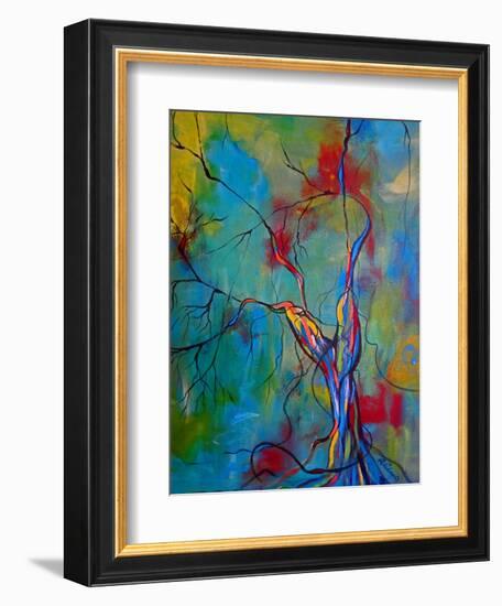 Tree Of Winding Color-Ruth Palmer-Framed Premium Giclee Print