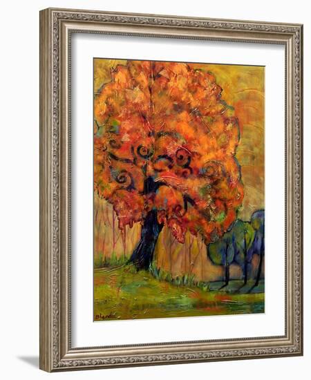 Tree of Wisdom-Blenda Tyvoll-Framed Art Print