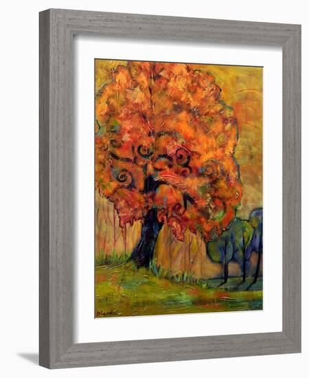 Tree of Wisdom-Blenda Tyvoll-Framed Art Print